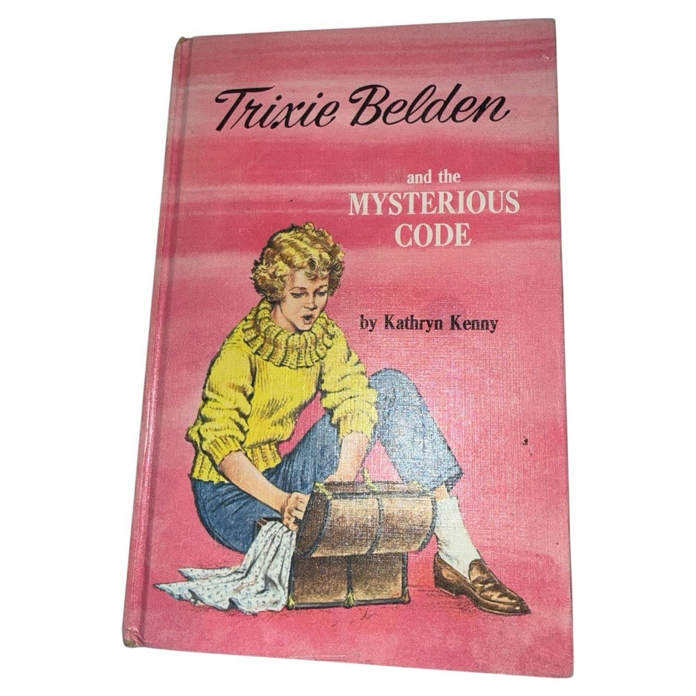 Trixie Belden The Mysterious Code #7 Kenny 1966 Whitman HB Deluxe‎ Illustrated